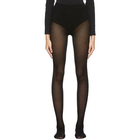 gg black gucci tights|gucci distressed tights.